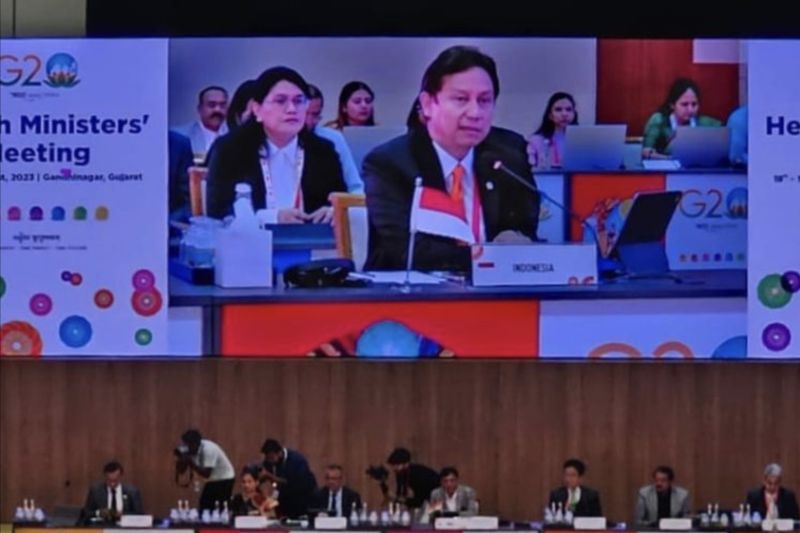 Menkes RI sampaikan tiga agenda kesehatan di G20 India Menkes RI sampaikan tiga agenda kesehatan di G20 India