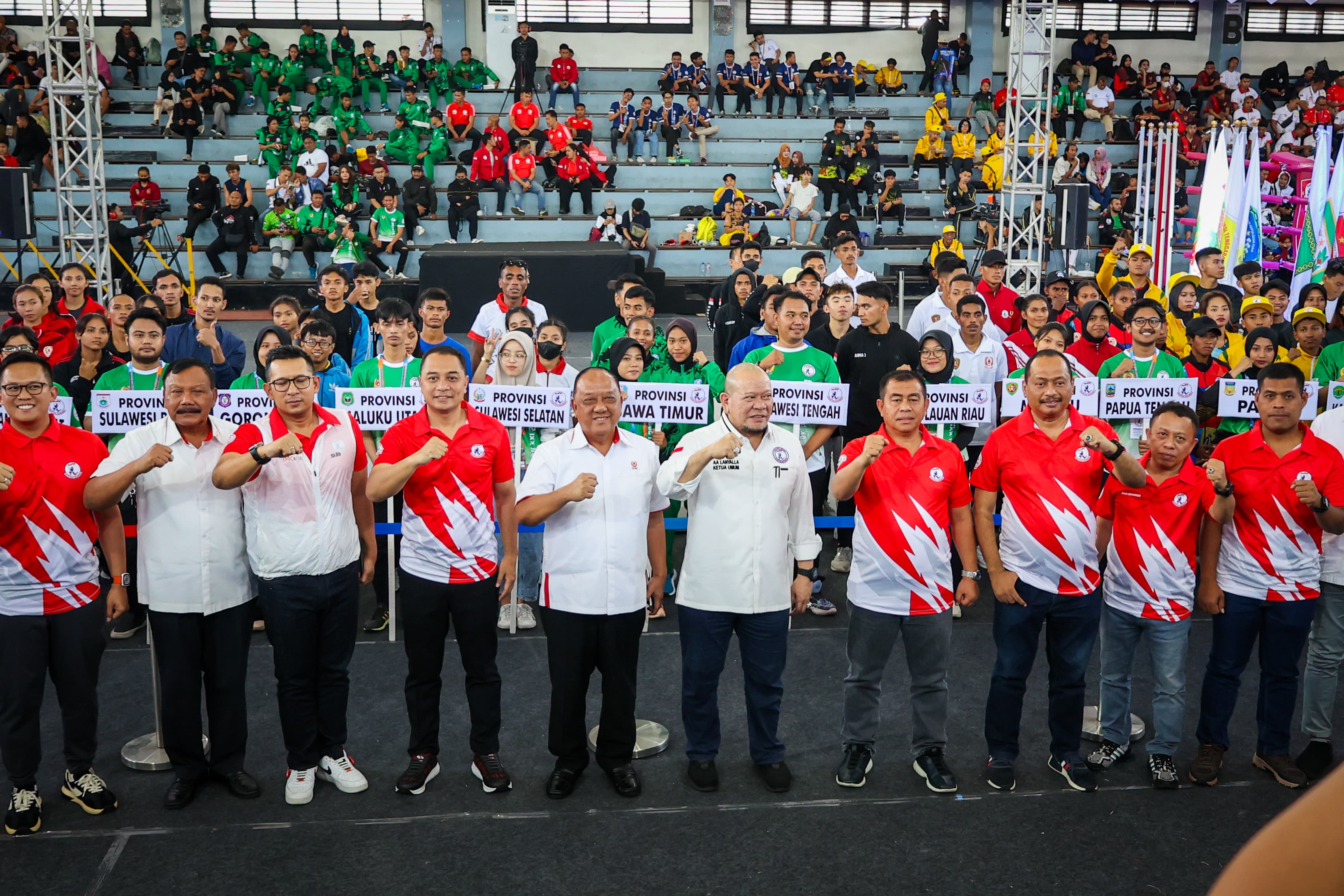 Di Kejurnas BK PON 2024 Muaythai, LaNyalla harap atlit bertanding junjung tinggi sportivitas Di Kejurnas BK PON 2024 Muaythai, LaNyalla harap atlit bertanding junjung tinggi sportivitas