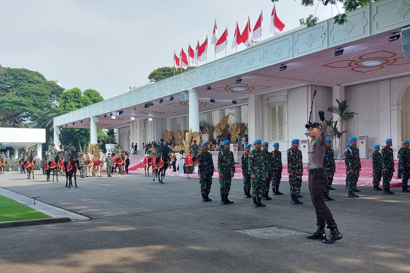 Istana gelar gladi kotor Upacara Detik-Detik Proklamasi