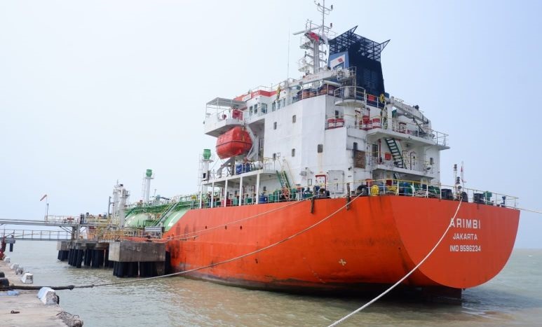 Pertamina Patra Niaga terima penyaluran elpiji dari Kapal Gas Arimbi