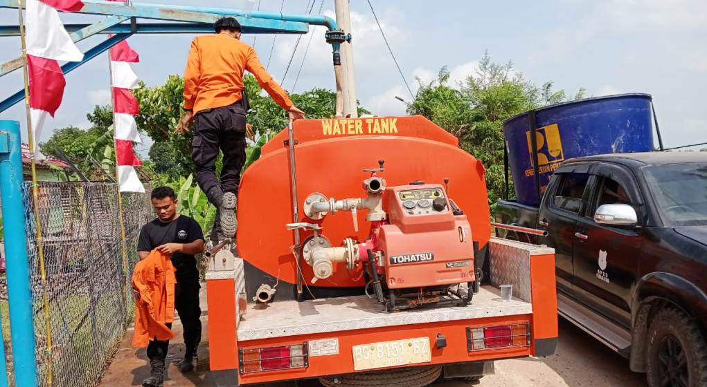 Mulai krisis, Pemkab Musi Banyuasin, Sumsel siagakan bantuan air bersih 