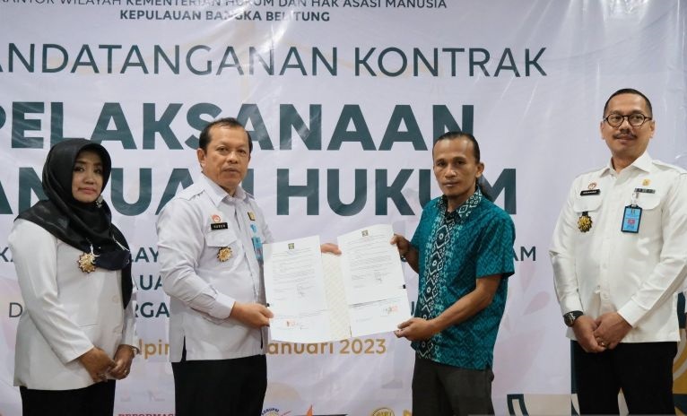 Kemenukumham Babel berikan bantuan hukum ke 209 warga miskin Kemenukumham Babel berikan bantuan hukum ke 209 warga miskin