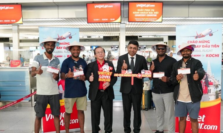 Vietjet buka penerbangan Ho Chi Minh-Kochi dan tawarkan tiket gratis