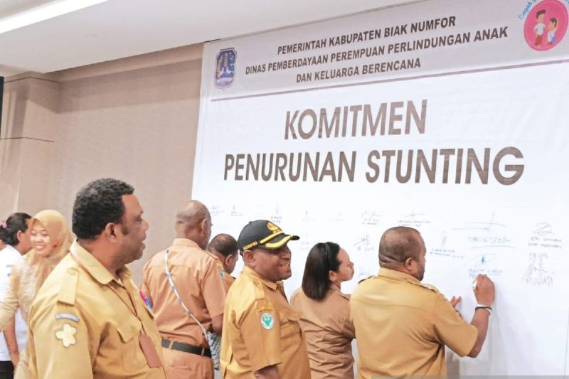 Pemkab Biak fokuskan penanganan stunting di 25 kampung