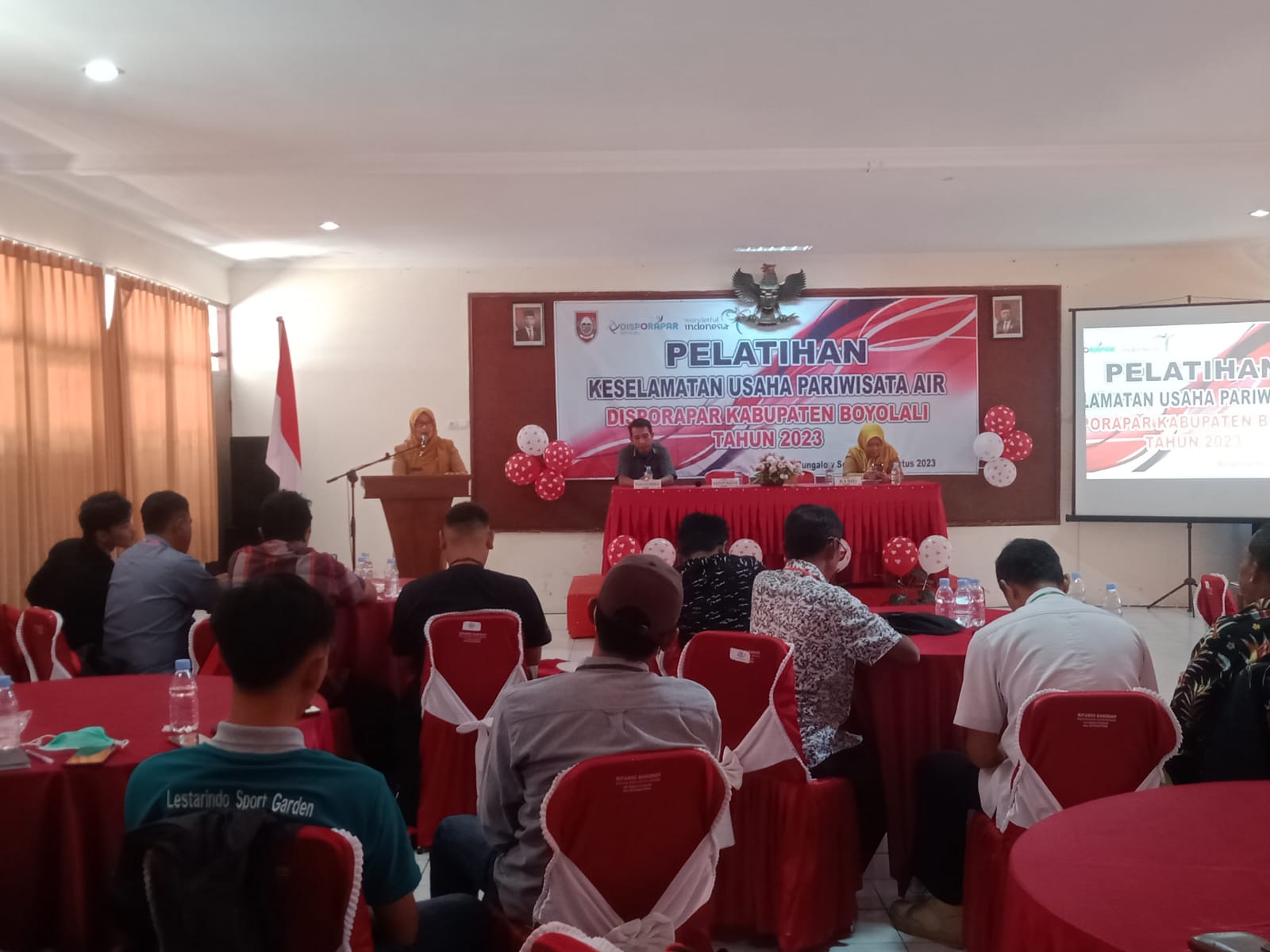 Pelaku usaha wisata air di Boyolali dapat pelatihan keselamatan wisatawan Pelaku usaha wisata air di Boyolali dapat pelatihan keselamatan wisatawan