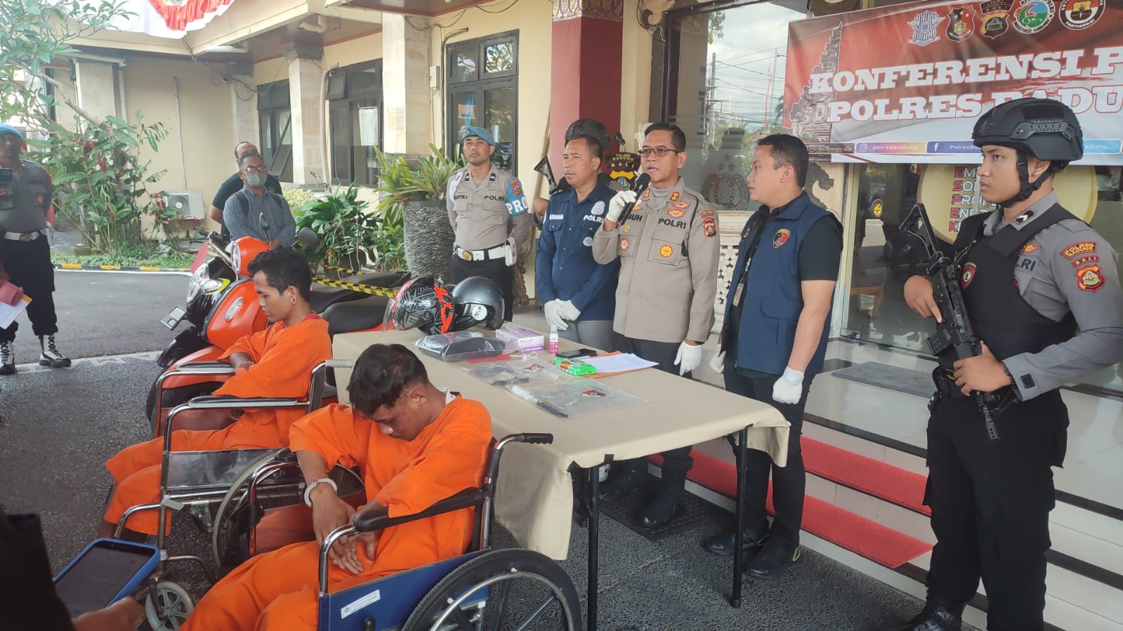 Polres Badung ungkap kasus begal jalanan Polres Badung ungkap kasus begal jalanan