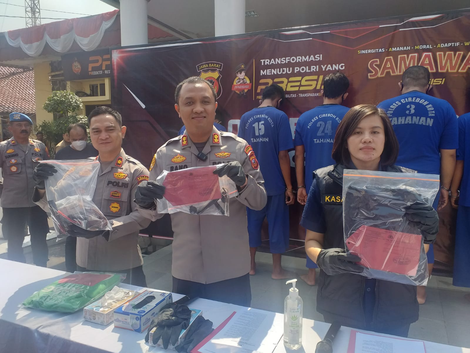 Berusaha kabur saat ditangkap, dua pelaku curanmor di Kota Cirebon diberi tindakan tegas