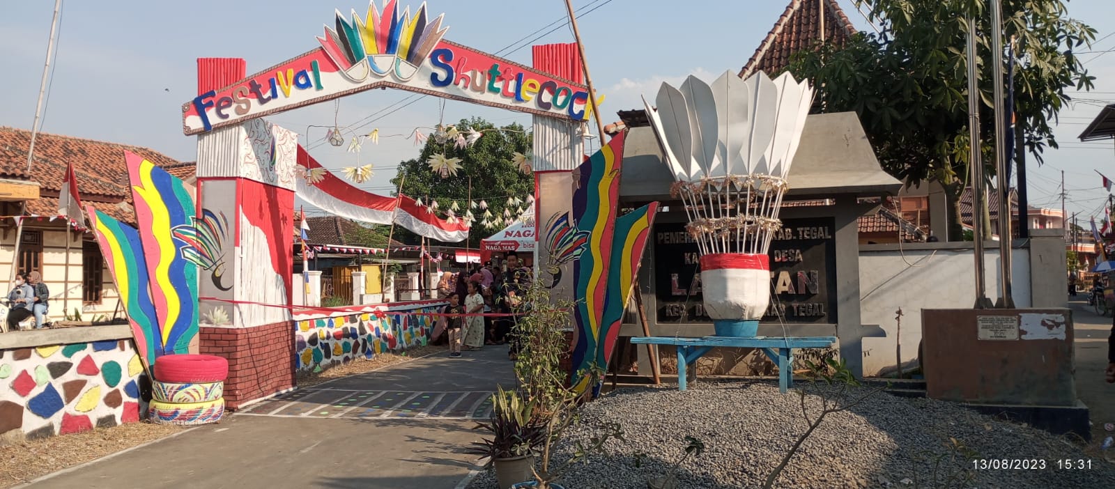 Jadi sentra industri, Festival Shuttlecock digelar di Desa Lawatan, Tegal Jadi sentra industri, Festival Shuttlecock digelar di Desa Lawatan, Tegal