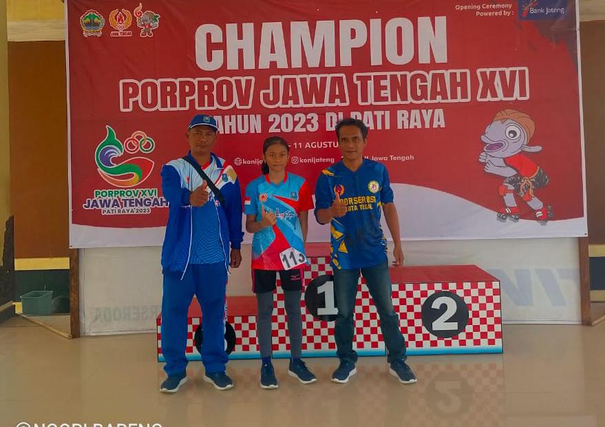 Atlet sepatu roda putri Kota Tegal raih perunggu di Porprov Jateng XVI Atlet sepatu roda putri Kota Tegal raih perunggu di Porprov Jateng XVI
