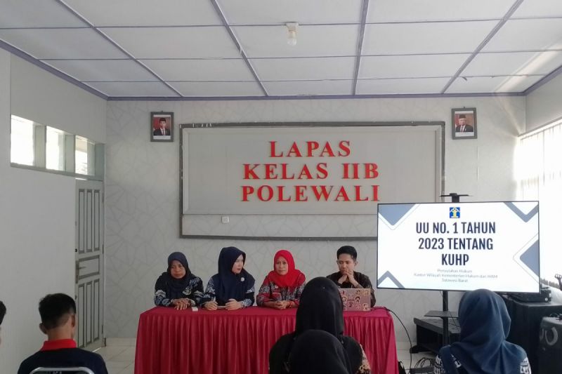 Kemenkumham sosialisasikan KUHP baru kepada narapidana di Sulbar