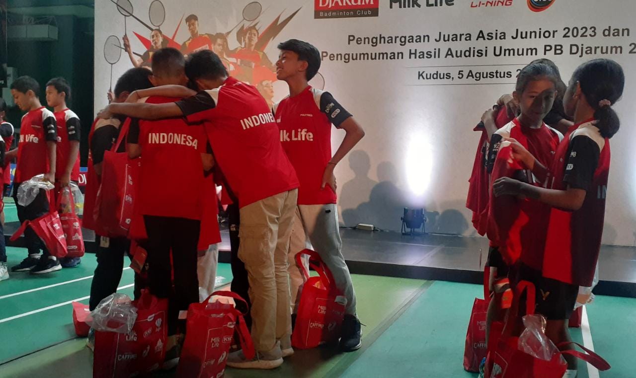 Isak tangis warnai pengumuman pebulu tangkis muda yang bergabung di PB Djarum 