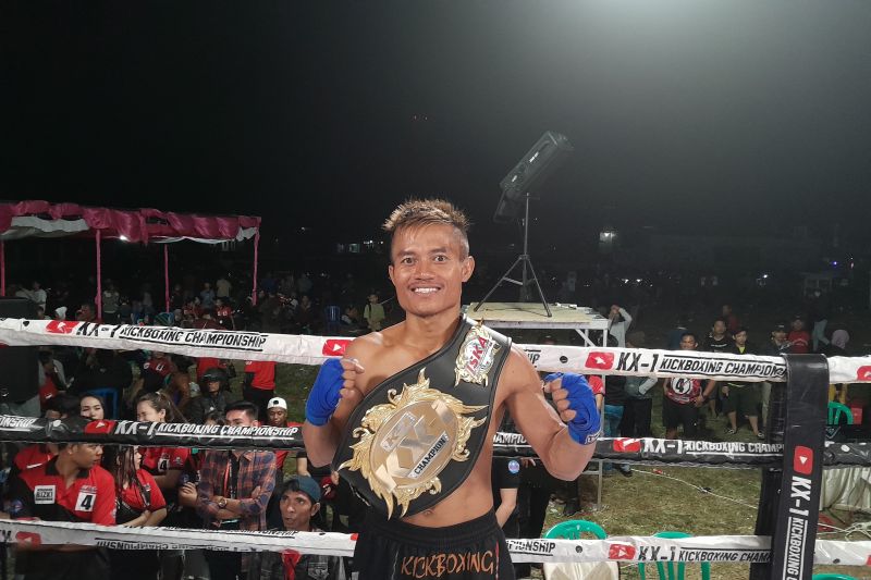 Atlet Kickboxing Alin Anggrianto yakin potensi atlet muda berkembang