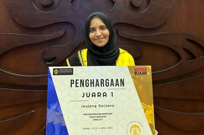 Shakira Amirah terpilih sebagai mahasiswa berprestasi UI 2023 Shakira Amirah terpilih sebagai mahasiswa berprestasi UI 2023