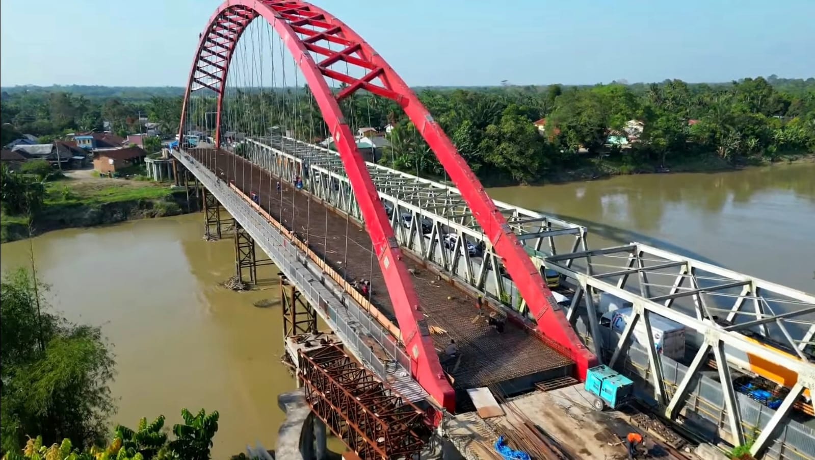 Tujuh tahun terkendala, akhirnya Jembatan Wampu beroperasi mulai H-7 Lebaran Tujuh tahun terkendala, akhirnya Jembatan Wampu beroperasi mulai H-7 Lebaran