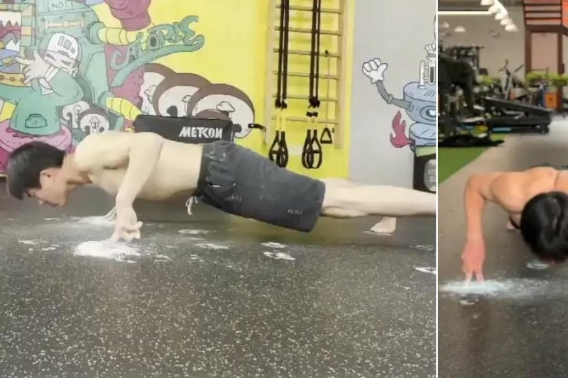 Push-up dengan empat jari sambil tepuk tangan, pria asal Tiongkok ini pecahkan rekor dunia Push-up dengan empat jari sambil tepuk tangan, pria asal Tiongkok ini pecahkan rekor dunia