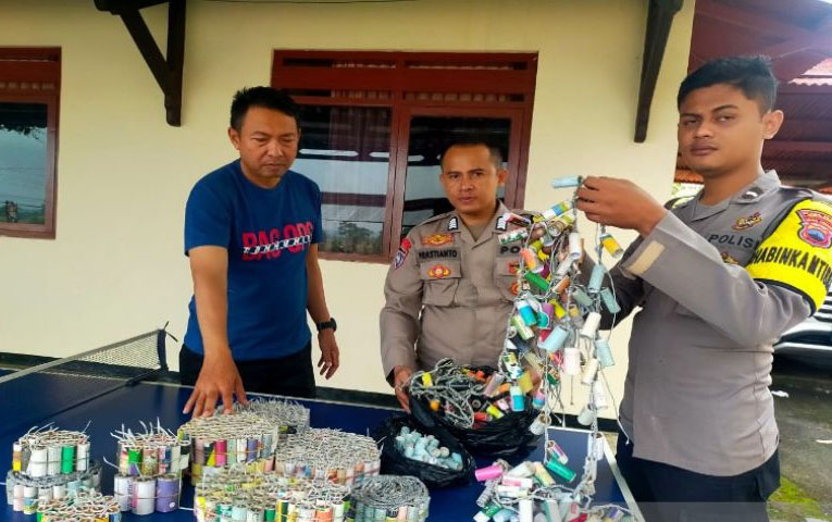 Polres Batang kembali sita ratusan petasan