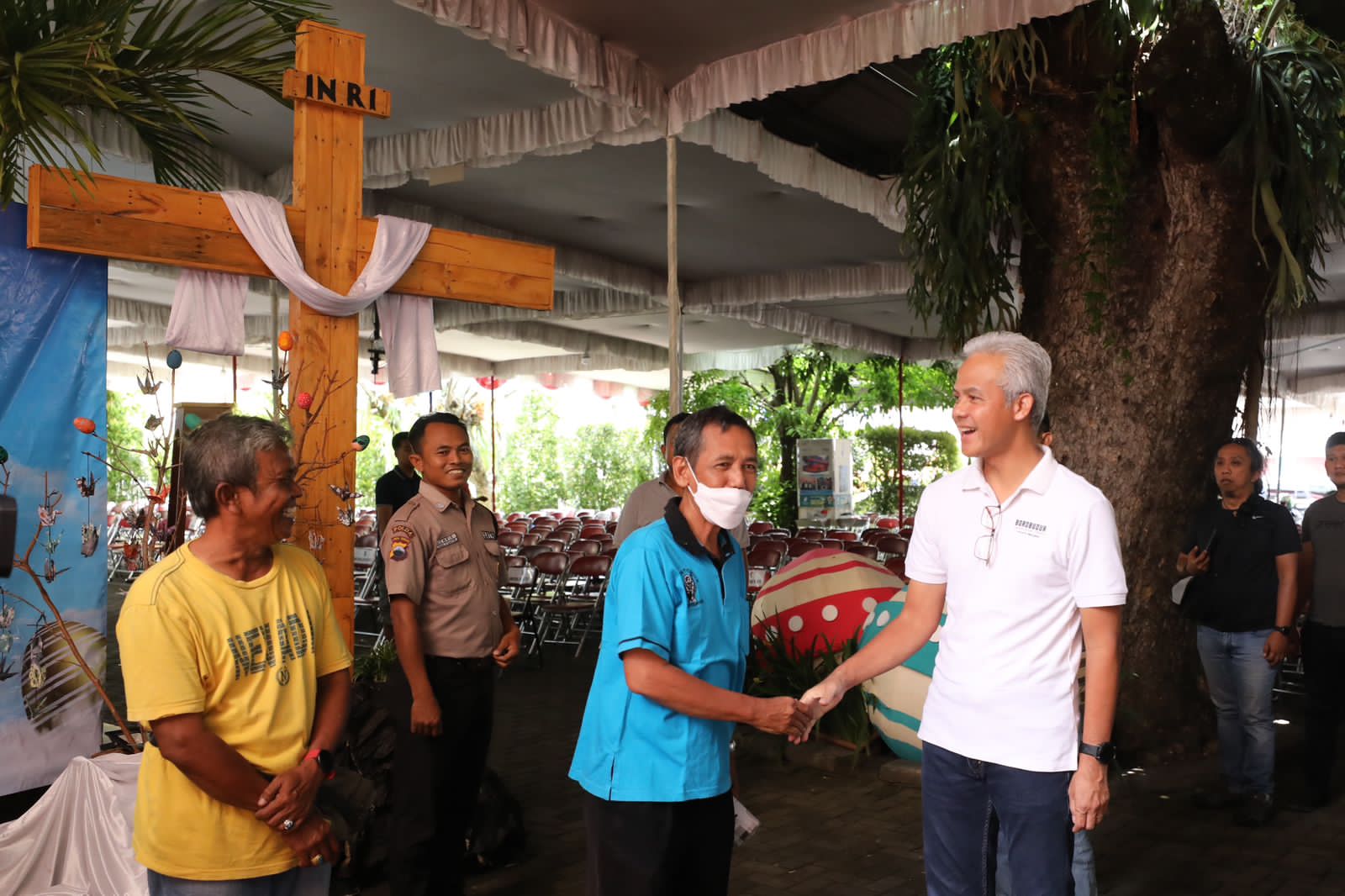 Ganjar cek persiapan Misa Paskah di Solo Ganjar cek persiapan Misa Paskah di Solo