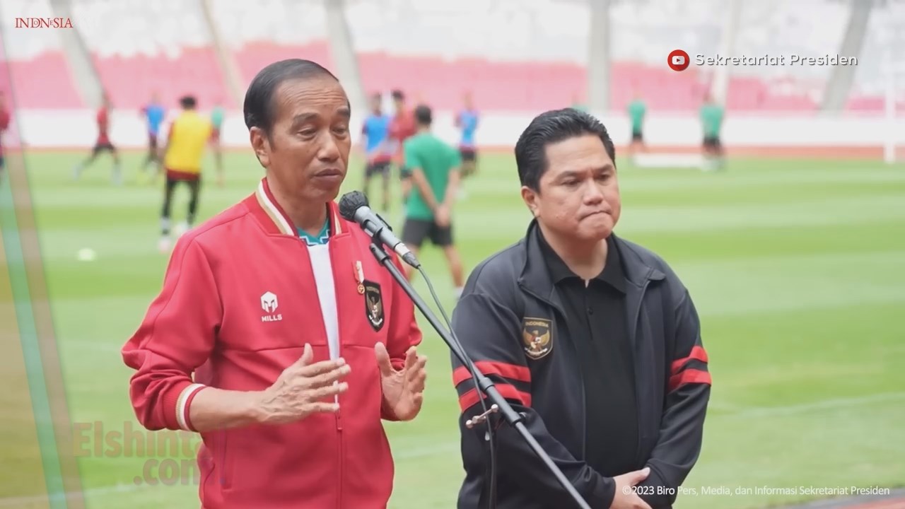 Keterangan Pers Presiden Jokowi Usai Bertemu Timnas Sepak Bola U-20 Keterangan Pers Presiden Jokowi Usai Bertemu Timnas Sepak Bola U-20