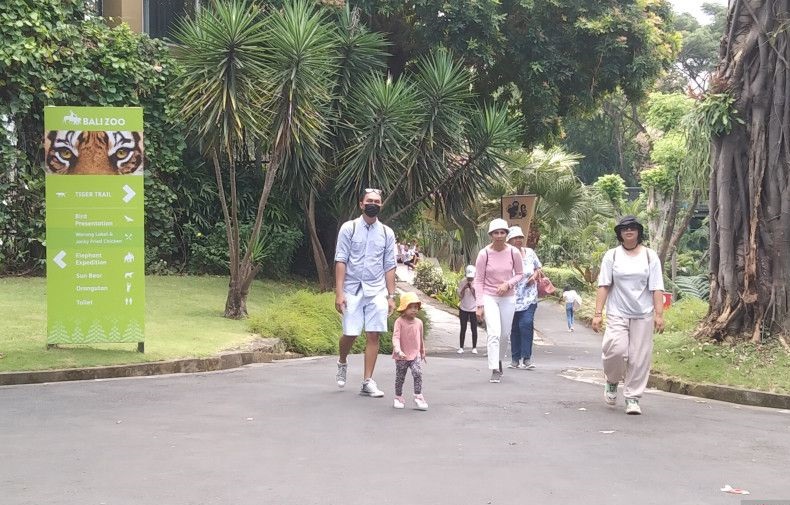Bali Zoo tambah loket tiket hadapi lonjakan pengunjung libur Lebaran Bali Zoo tambah loket tiket hadapi lonjakan pengunjung libur Lebaran