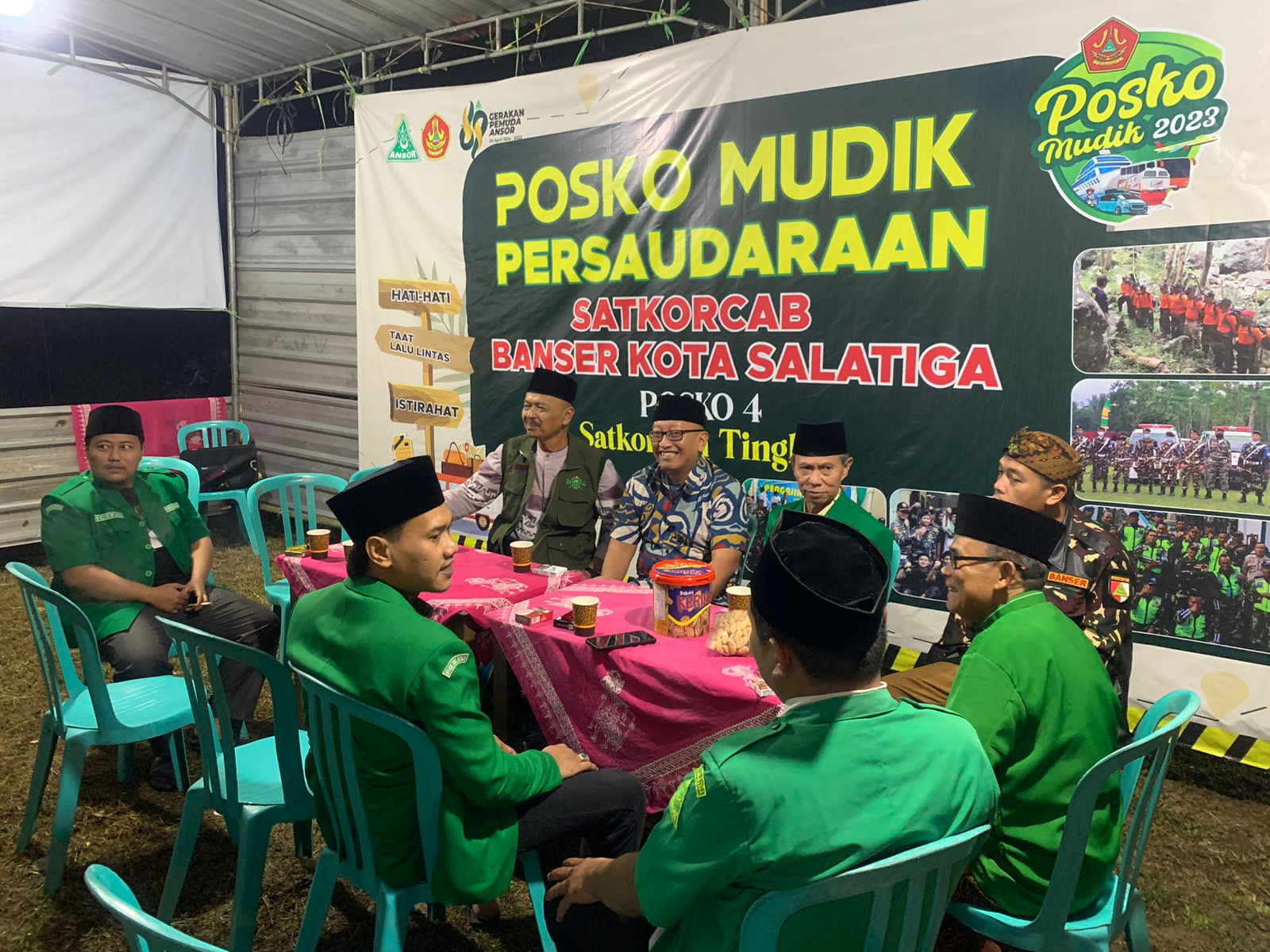 Cek kesiapan Posko Mudik NU, Wali Kota Salatiga apresiasi peran Banser Cek kesiapan Posko Mudik NU, Wali Kota Salatiga apresiasi peran Banser