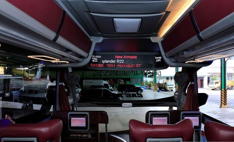 Pemudik bus lebih nyaman nikmati perjalanan berkat penambahan fitur