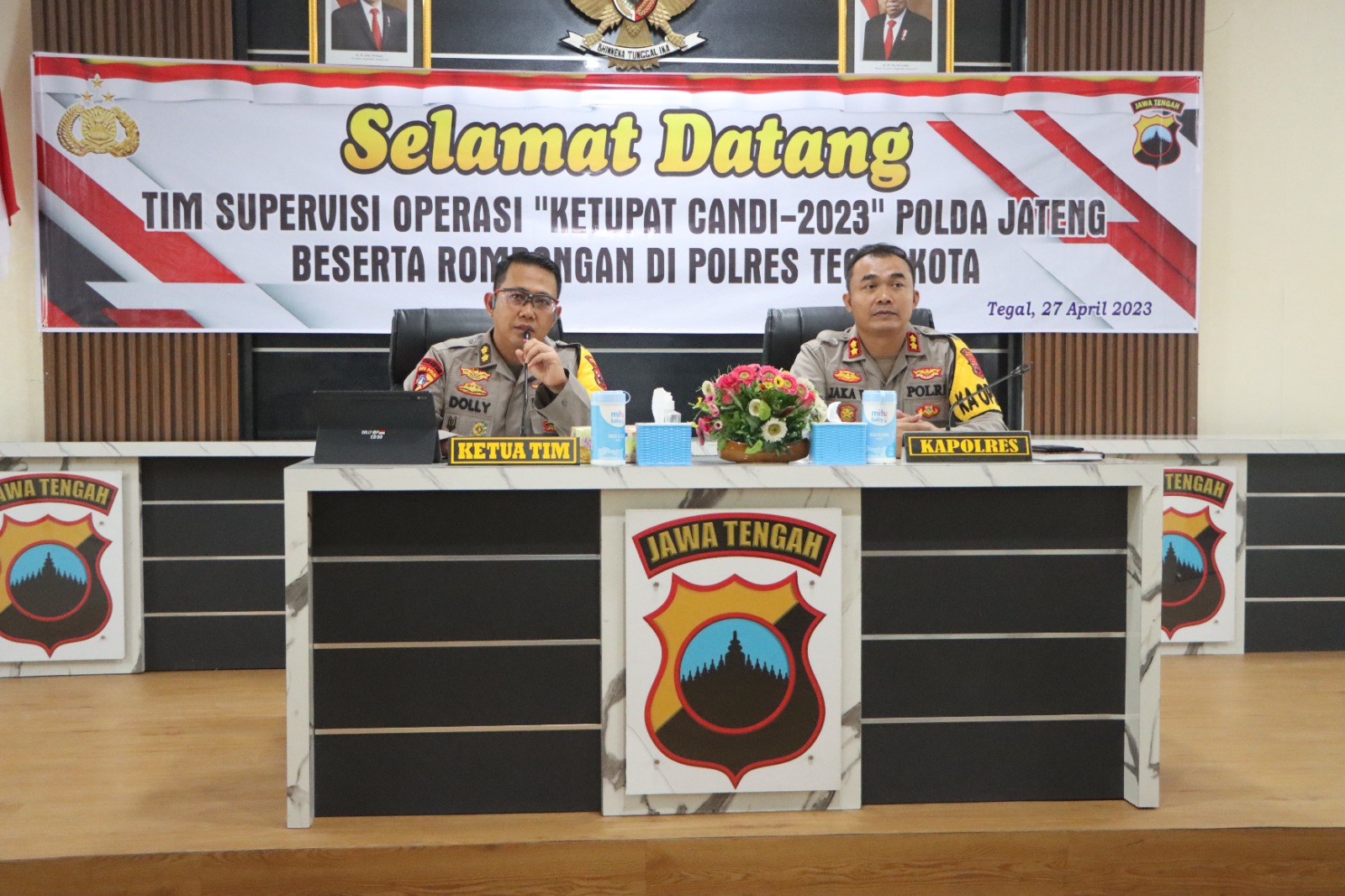 Tim Supervisi Polda Jateng gelar asistensi pelaksanaan OKC 2023 di Polres Tegal Kota Tim Supervisi Polda Jateng gelar asistensi pelaksanaan OKC 2023 di Polres Tegal Kota