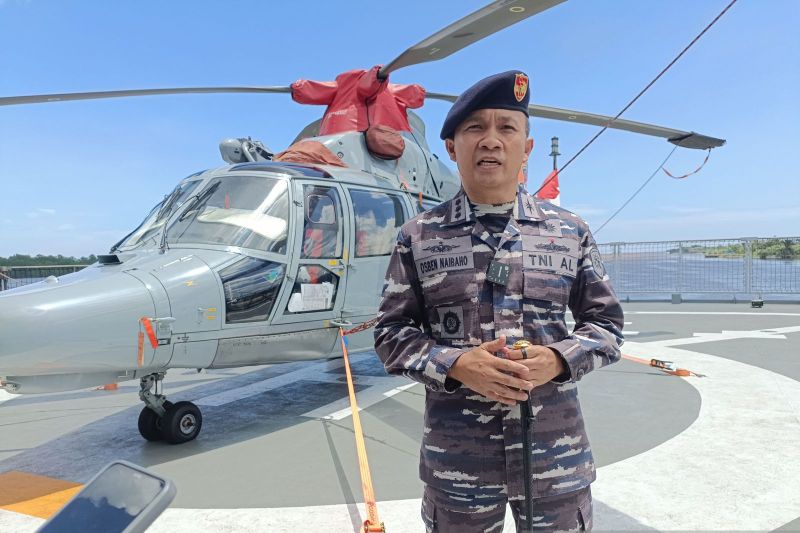 Satgas Operasi Trisila edukasi masyarakat tentang kapal perang