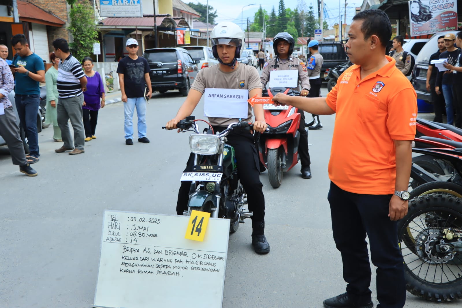 Polda Sumut gelar pra rekonstruksi penyidikan dalami kematian Bripka Arfan Saragih Polda Sumut gelar pra rekonstruksi penyidikan dalami kematian Bripka Arfan Saragih