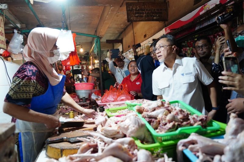 Mendag sebut harga barang kebutuhan pokok stabil jelang Lebaran