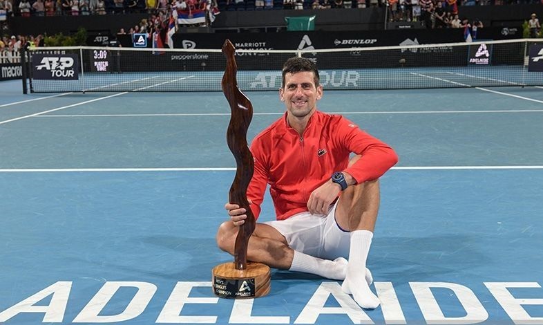 Djokovic bekerja keras untuk lewati laga pembukanya di Mote Carlo Djokovic bekerja keras untuk lewati laga pembukanya di Mote Carlo