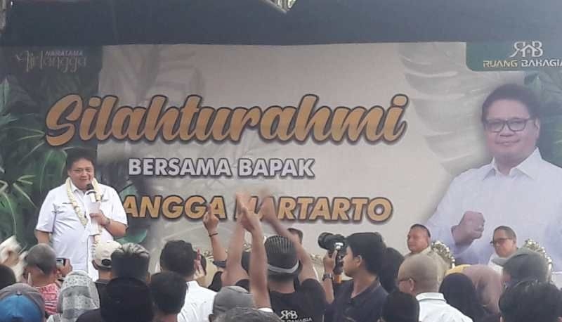 Airlangga berharap kegiatan politik bawa kebahagiaan masyarakat