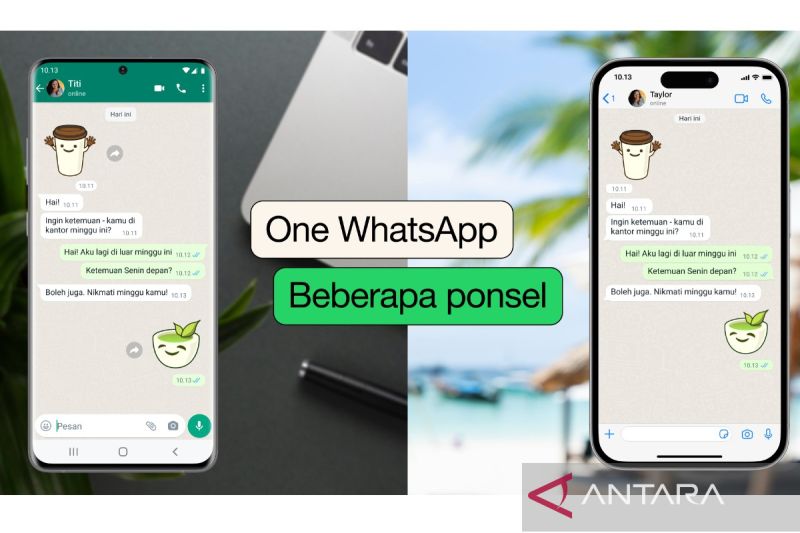 WhatsApp luncurkan fitur satu akun untuk beberapa ponsel WhatsApp luncurkan fitur satu akun untuk beberapa ponsel