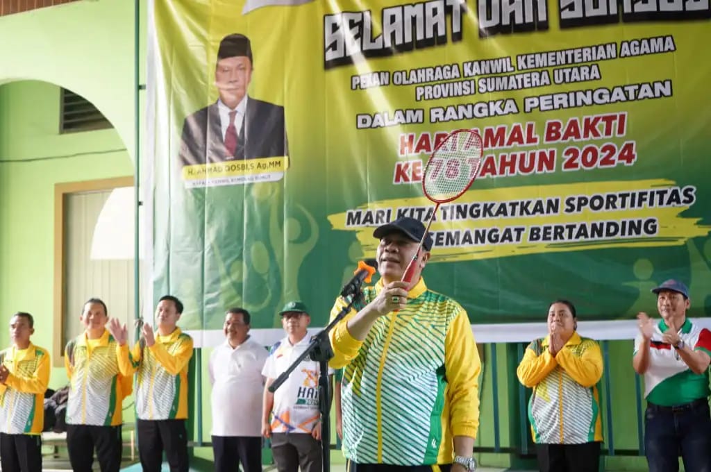 Sambut HAB ke-78, Kanwil Kemenagsu gelar pekan olah raga Sambut HAB ke-78, Kanwil Kemenagsu gelar pekan olah raga