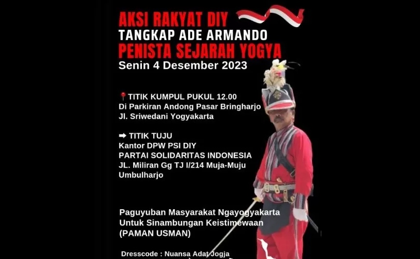 Bakal didemo di Jogja oleh Paman Usman, Ade Armando minta maaf Bakal didemo di Jogja oleh Paman Usman, Ade Armando minta maaf