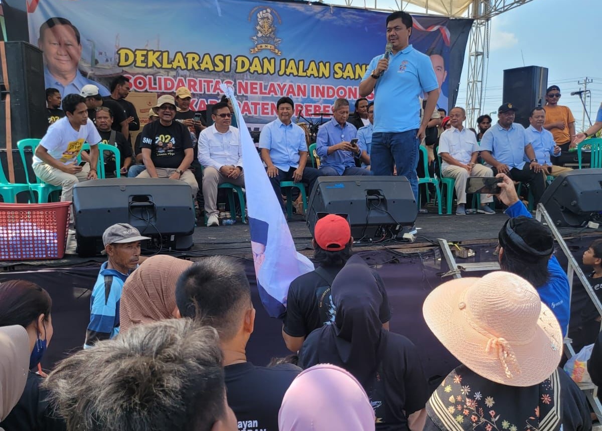 TKN hadiri deklarasi nelayan Brebes dukung Prabowo-Gibran 