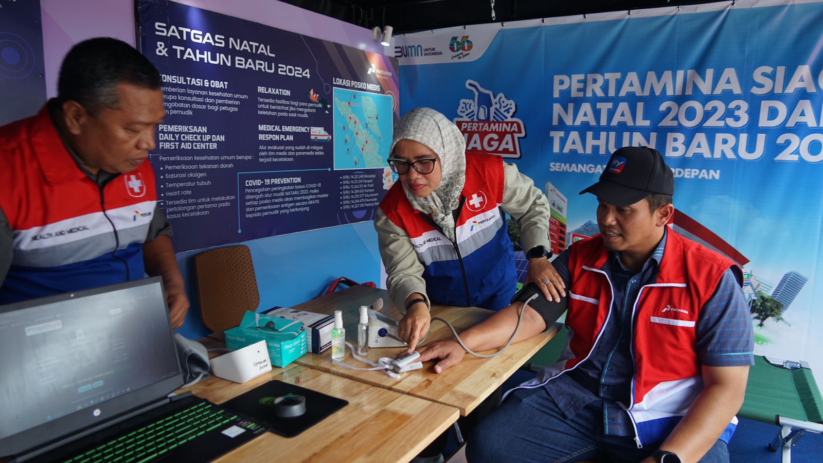 Pertamina Sumbagut siagakan Posko Medis gratis di beberapa titik SPBU selama Nataru Pertamina Sumbagut siagakan Posko Medis gratis di beberapa titik SPBU selama Nataru