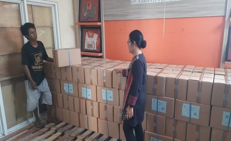 KPU Boyolali terima 1.688 dos surat suara DPRD Provinsi untuk pemilu