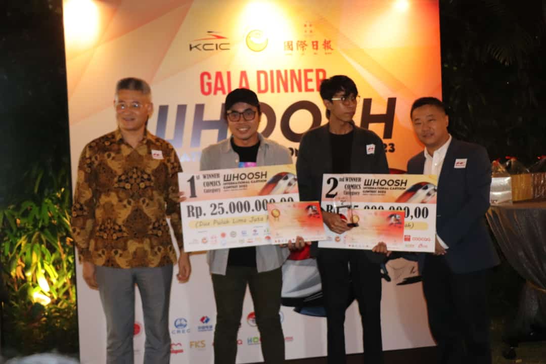 Lomba Kartun Kereta Cepat Whoosh Jakarta-Bandung berakhir sempurna Lomba Kartun Kereta Cepat Whoosh Jakarta-Bandung berakhir sempurna
