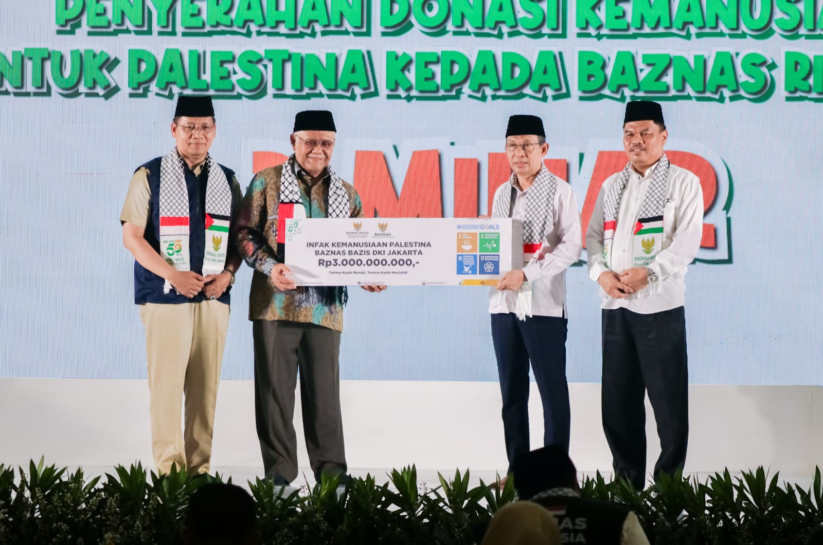 BAZNAS RI terima infak Palestina Rp3 miliar dari BAZNAS BAZIS DKI BAZNAS RI terima infak Palestina Rp3 miliar dari BAZNAS BAZIS DKI