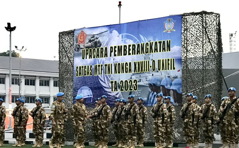 Panglima TNI pastikan prajurit MTF ikuti protap antisipasi konflik di Timur Tengah