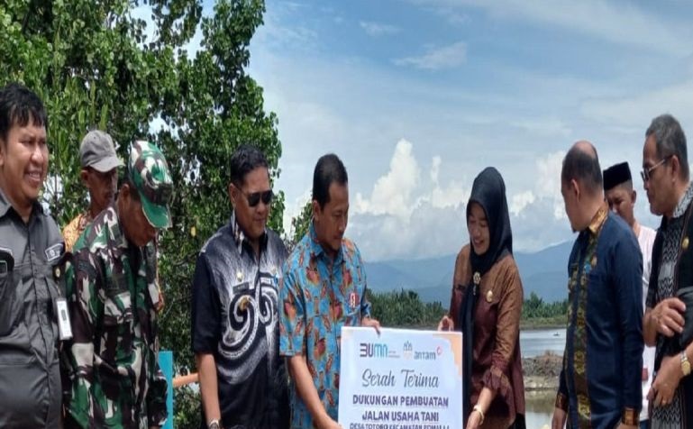 Antam bangun jalan usaha tani di Kabupaten Kolaka Antam bangun jalan usaha tani di Kabupaten Kolaka