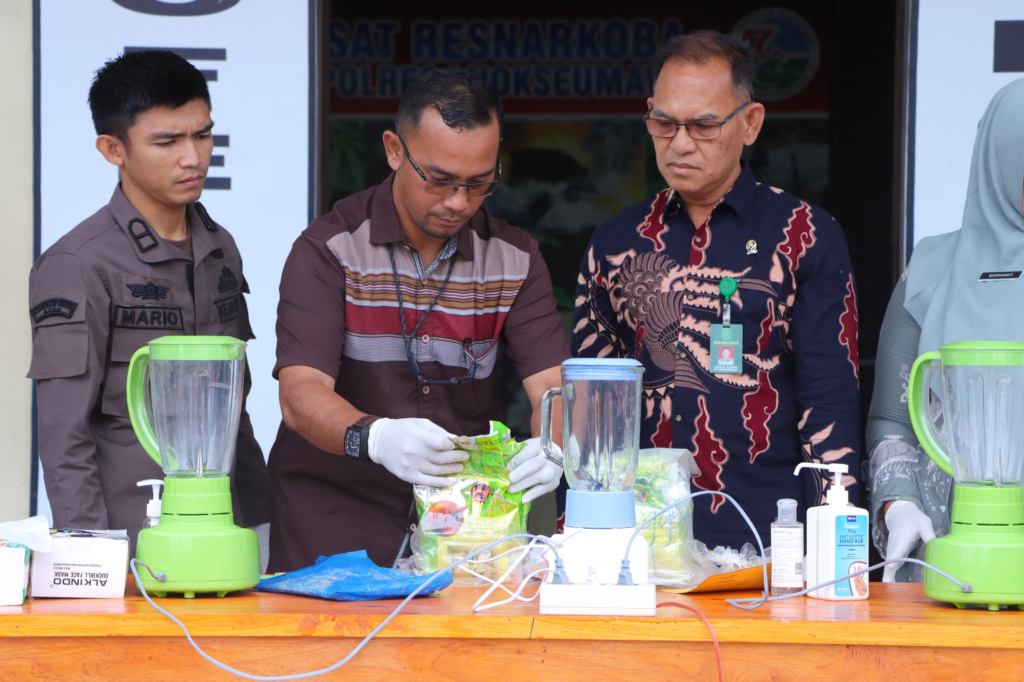 Polres Lhokseumawe musnahkan barang bukti 2 kilogram sabu Polres Lhokseumawe musnahkan barang bukti 2 kilogram sabu