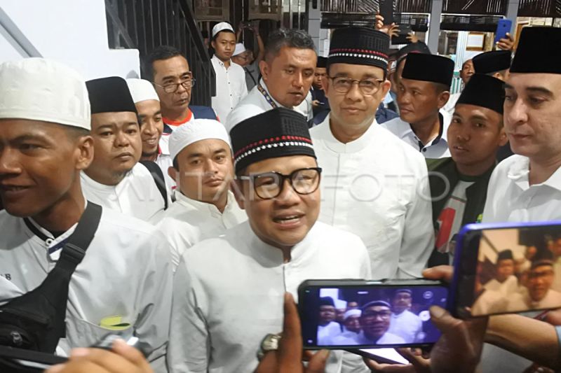 Hari ke-34 masa kampanye, paslon 1 Anies ke DIY dan Muhaimin keliling Jatim Hari ke-34 masa kampanye, paslon 1 Anies ke DIY dan Muhaimin keliling Jatim