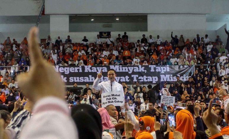 Hari ke-17 kampanye, Anies kampanye di Jambi tanpa Muhaimin Hari ke-17 kampanye, Anies kampanye di Jambi tanpa Muhaimin