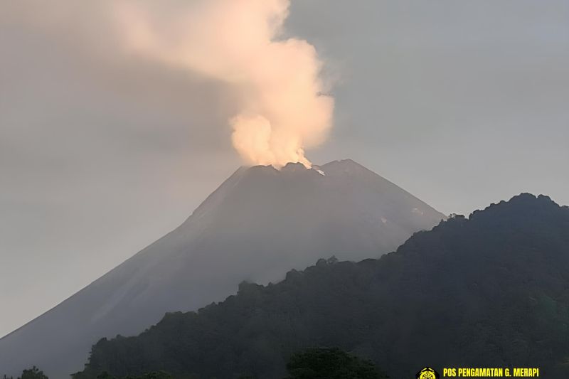 Gunung Merapi mengalami 71 gempa guguran Gunung Merapi mengalami 71 gempa guguran