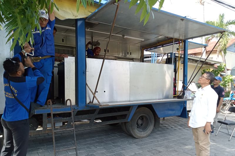 Dinsos Mataram uji coba mobil dapur umum antisipasi dampak bencana Dinsos Mataram uji coba mobil dapur umum antisipasi dampak bencana