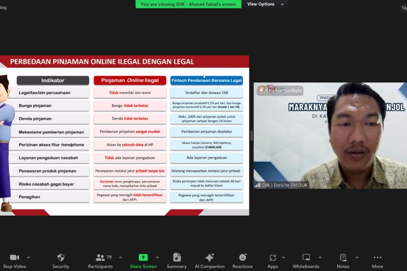 Mahasiswa diminta pastikan penyedia jasa pinjol terdaftar di OJK Mahasiswa diminta pastikan penyedia jasa pinjol terdaftar di OJK