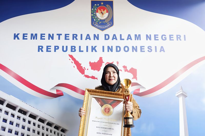 Pemkot Bandarlampung raih penghargaan kota terinovatif dari Kemendagri