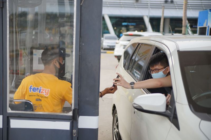 Lalu lintas menuju pelabuhan lancar sejak penerapan batasan pembelian tiket Lalu lintas menuju pelabuhan lancar sejak penerapan batasan pembelian tiket