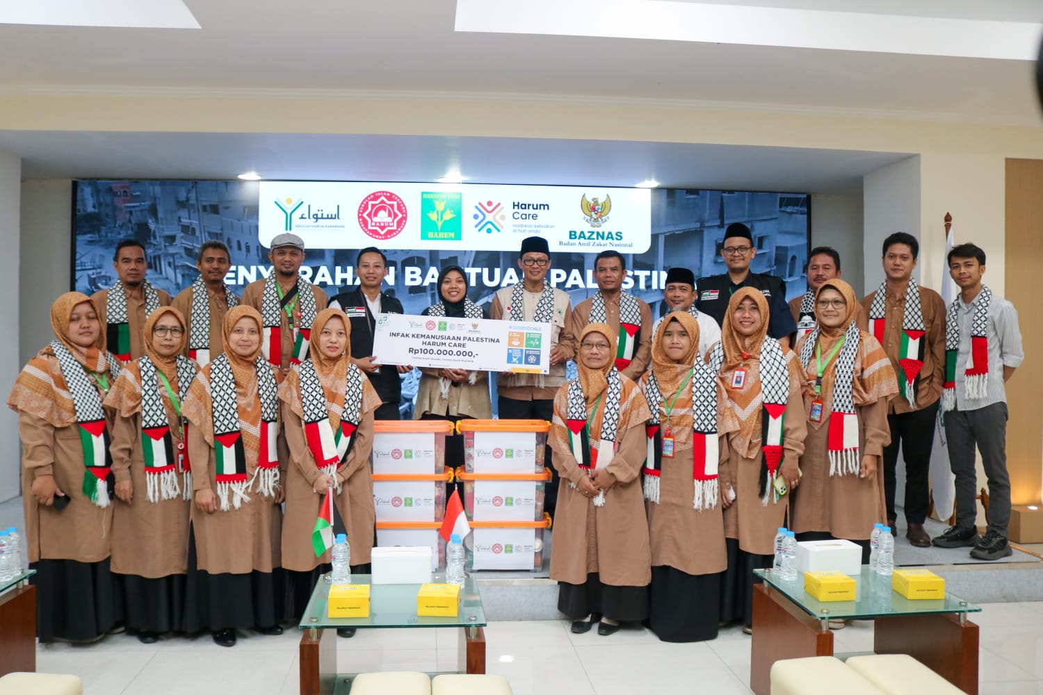 Peduli Palestina, HARUM Care salurkan infak kemanusiaan Rp100 juta melalui BAZNAS RI Peduli Palestina, HARUM Care salurkan infak kemanusiaan Rp100 juta melalui BAZNAS RI